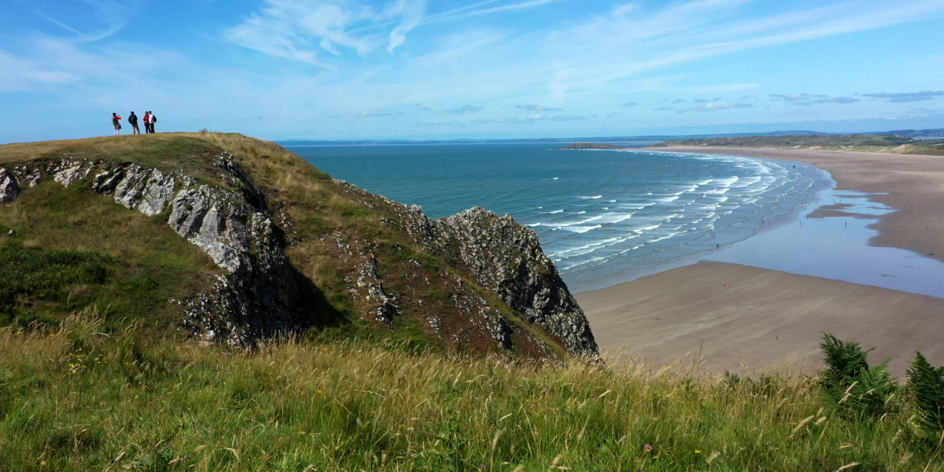 Oneness - film still - Rhossili beach, UK