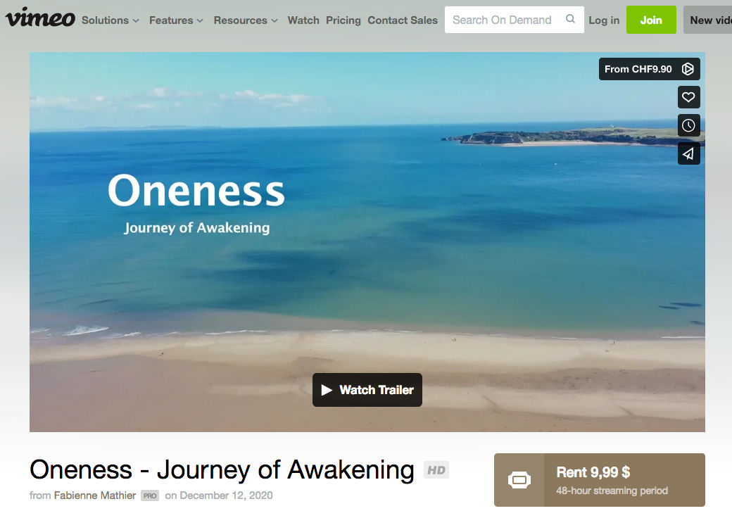 Oneness on Vimeo
